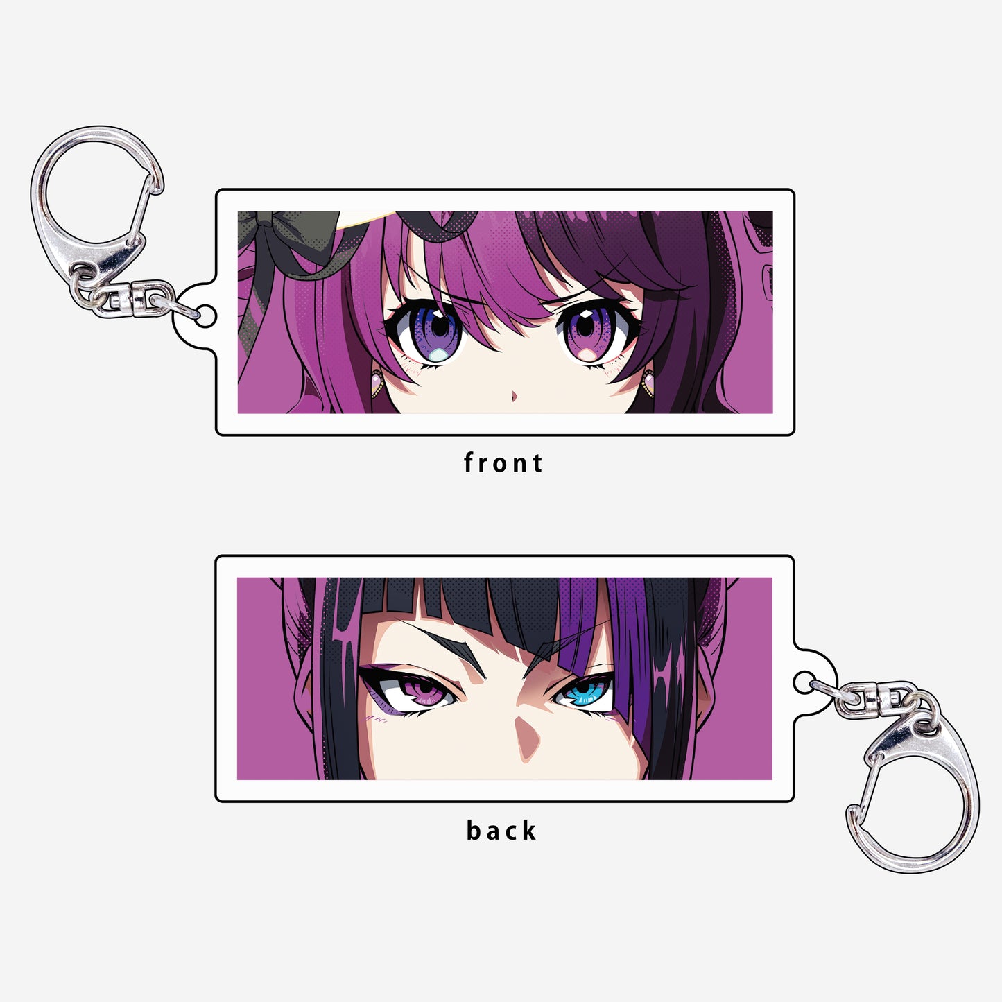 REJECT x STREET FIGHTER 6 PURURU x JURI ACRYLIC KEY CHAIN