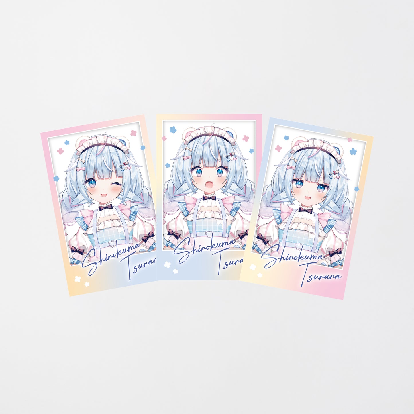 【受注生産】白熊つらら 加入記念 ランダムチェキ風カード