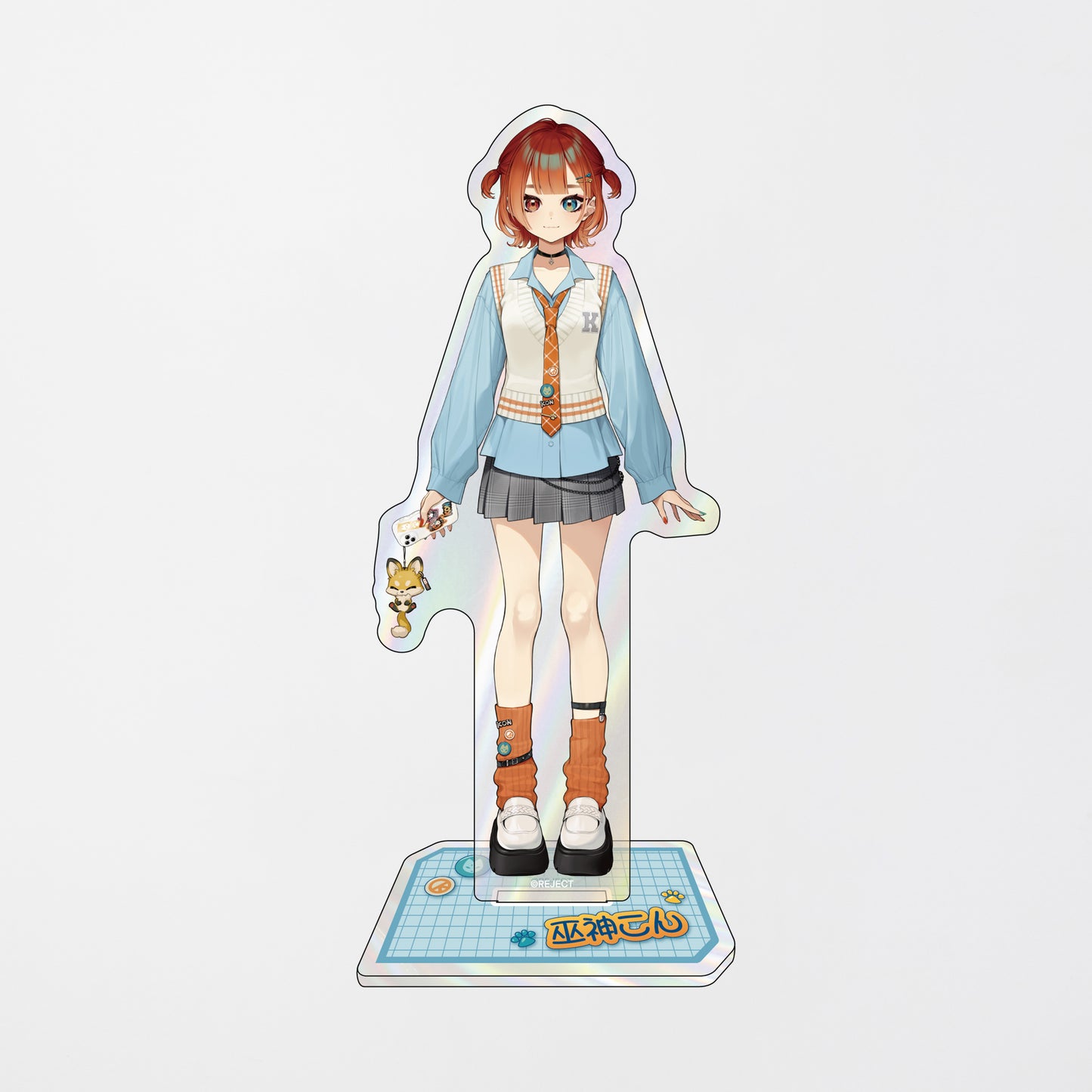 【受注販売】巫神こん 2周年記念新衣装グッズ オーロラアクリルスタンド