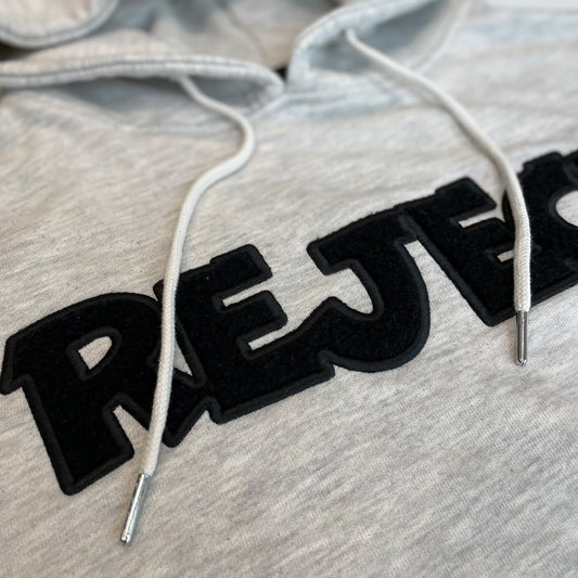 CHENILLE REJECT SL HOODIE ASH
