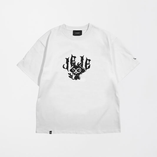 REJECT JEJE GRAPHIC TEE WHT