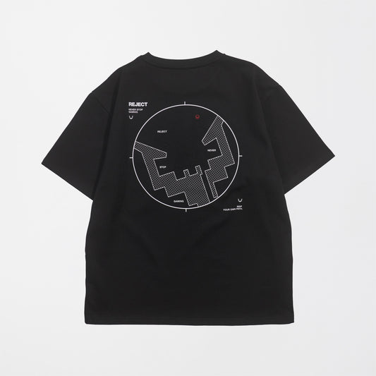 RC MAPPING TEE BLK