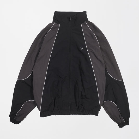 【受注販売】PIPING NYLON JACKET BLK
