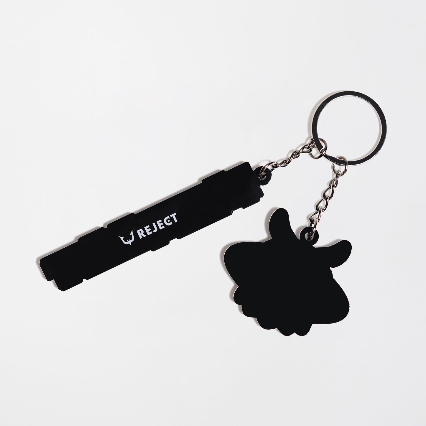 REJECT STANDARD RUBBER KEY CHAIN
