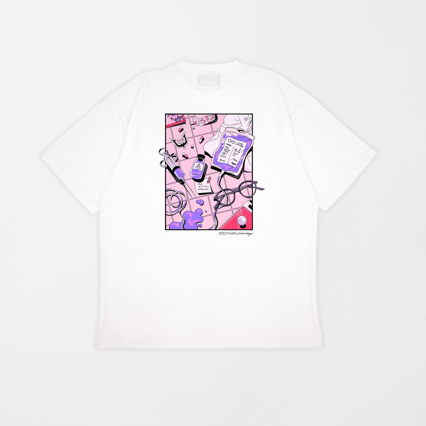 【受注販売】FUUDO LABORATORY TEE WHITE
