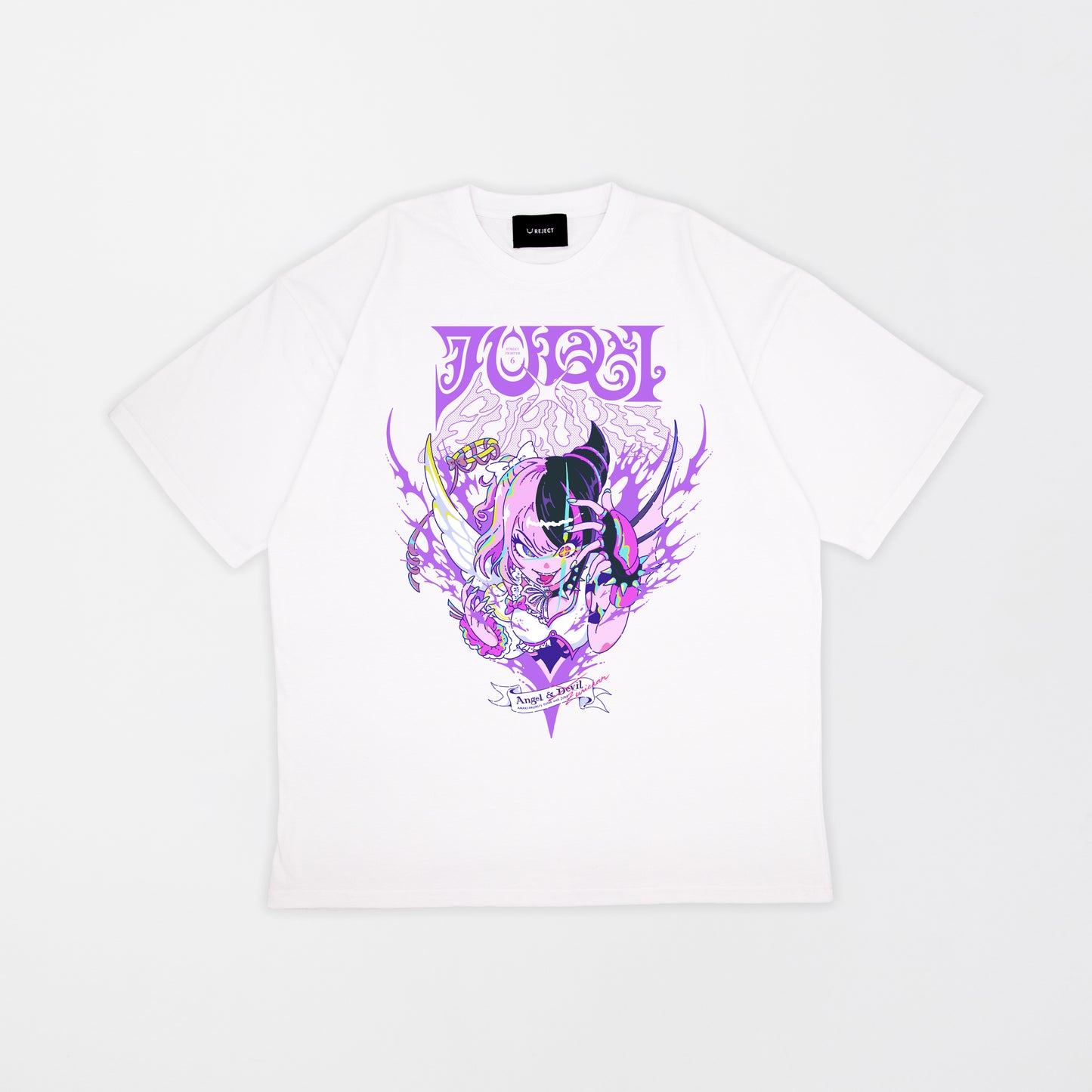 StreetFighter6 Juri x Amaki Pururu T-shirt (White)
