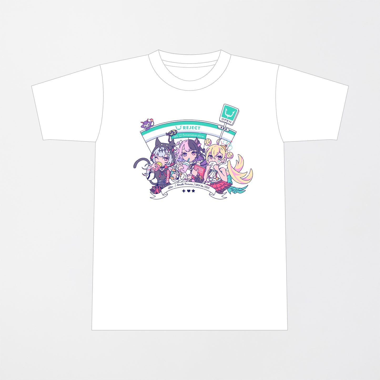 REJECT X ファミリーマート Tシャツ