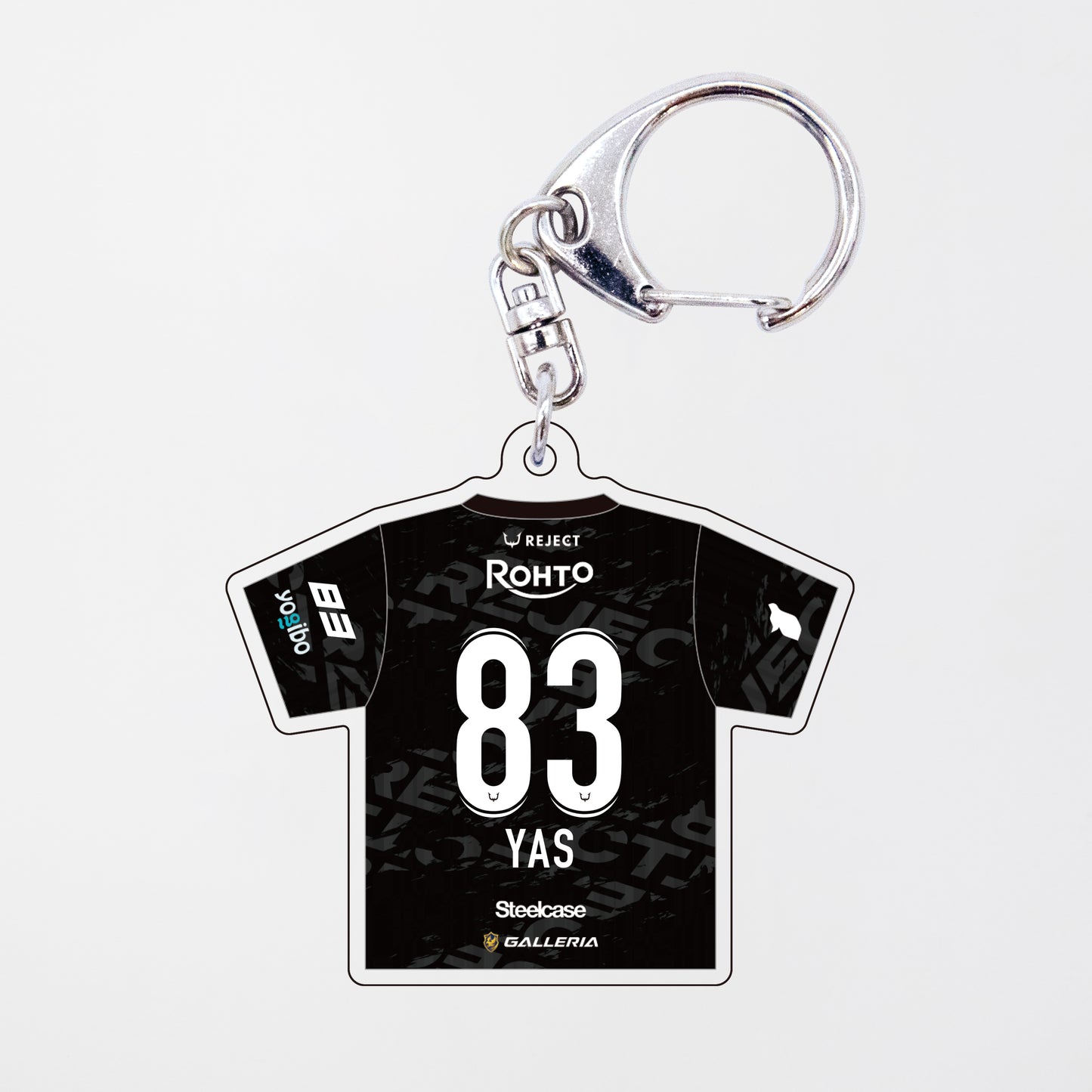 【受注販売】ユニフォームアクリルキーホルダー 83 YAS