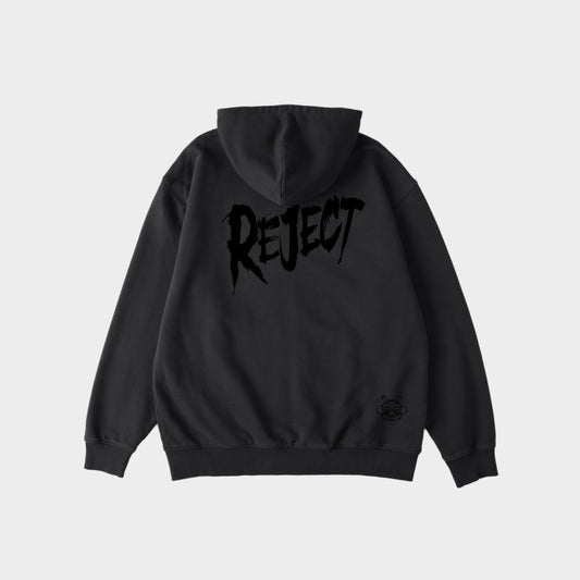 TEAM REJECT HOODIE BLACK