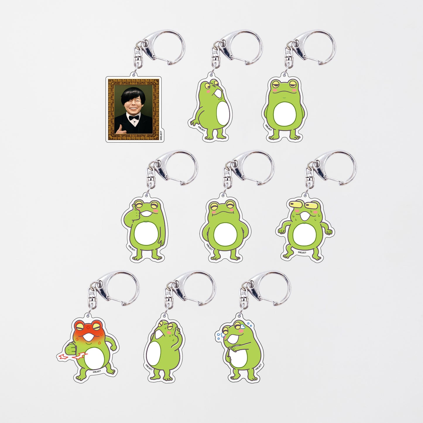 【受注販売】Zerost Frog RONDOM ACRYLIC KEY HOLDER