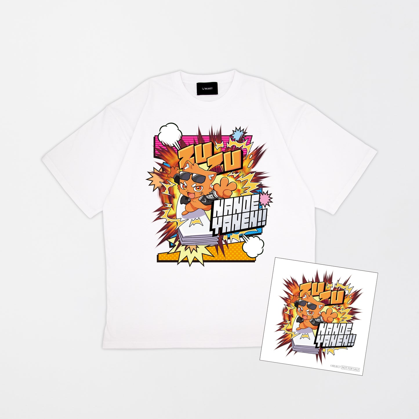 【受注生産】加入記念 ズズ Tシャツ WHITE