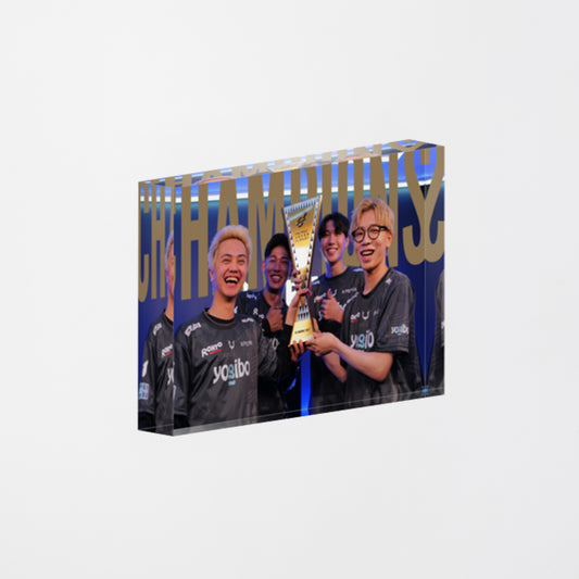 【受注生産】LIMITED REJECT PUBGm CHAMPIONS ACRYLIC BLOCK