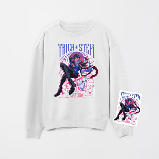 【受注販売】TRICKSTERスウェット White