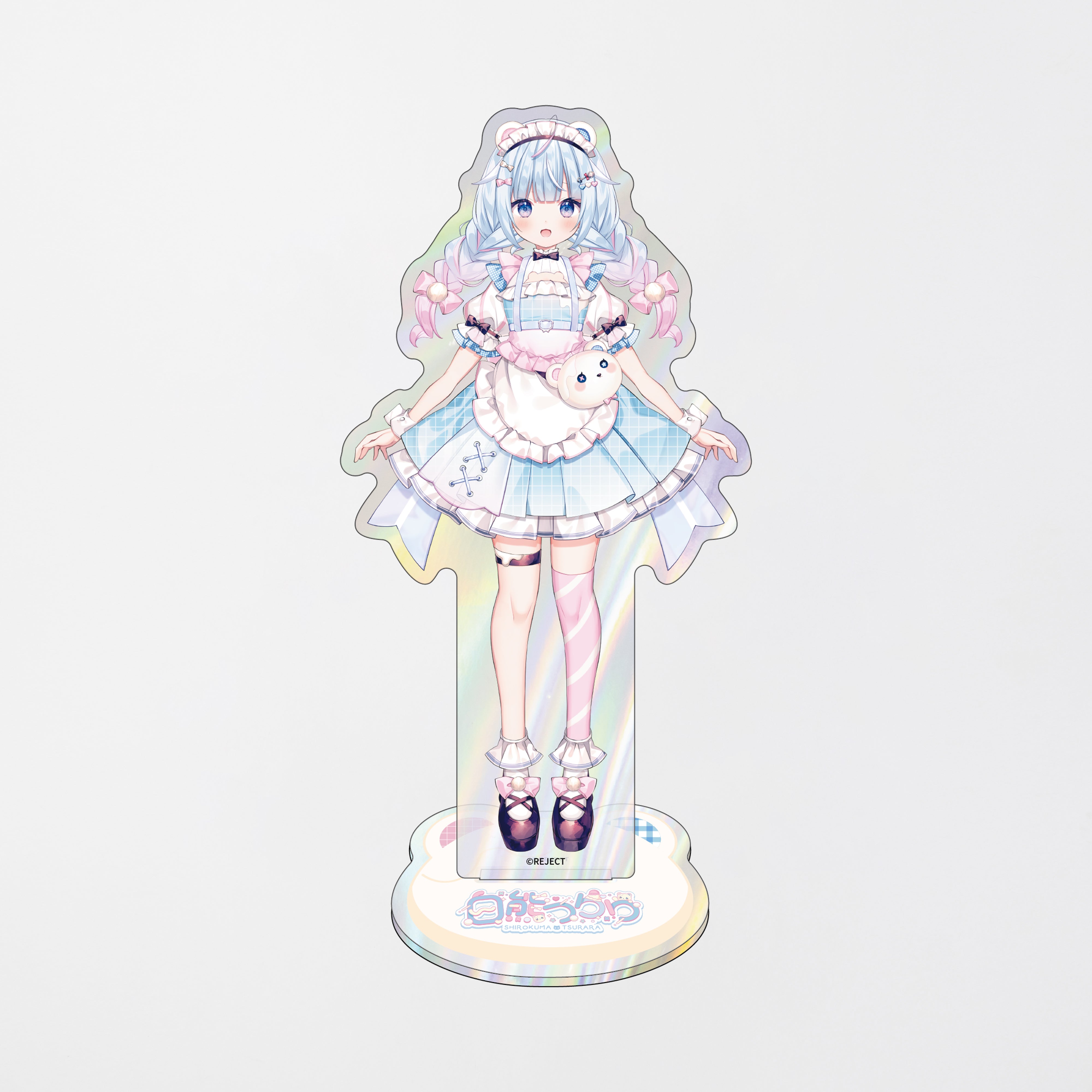 受注生産】白熊つらら 加入記念 オーロラアクリルスタンド – REJECT