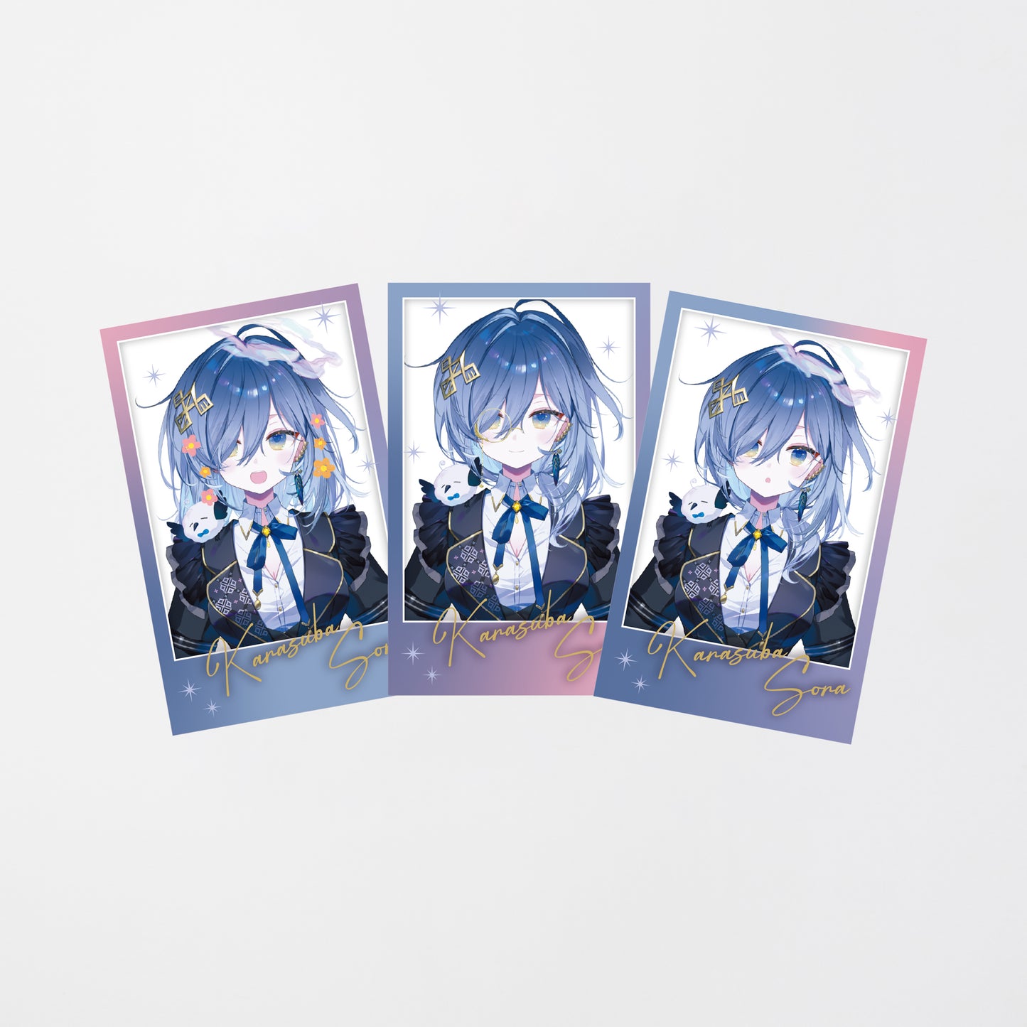 【受注生産】鴉羽そら 加入記念 ランダムチェキ風カード