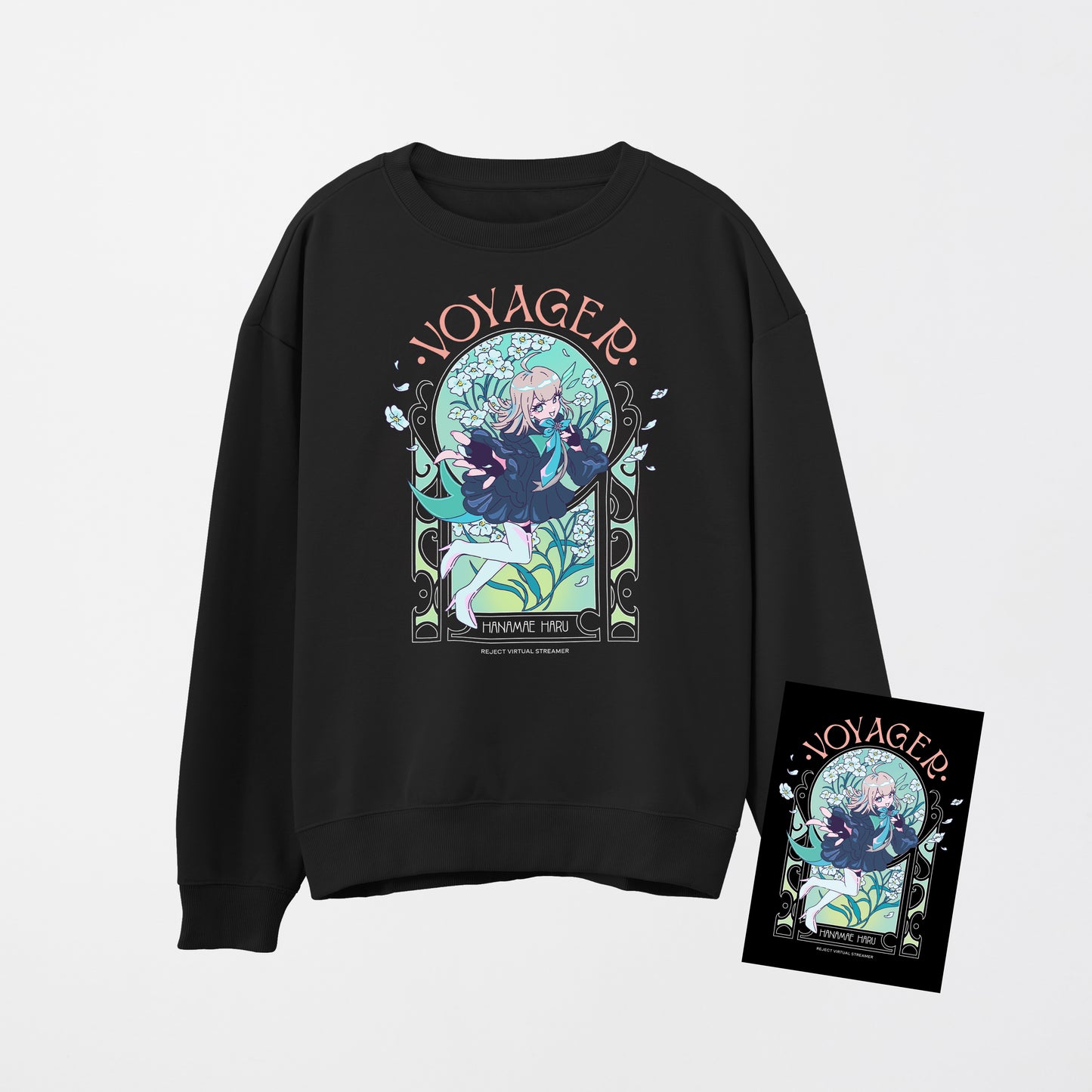 VOYAGERスウェット Black