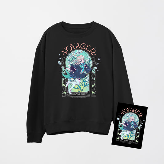 VOYAGERスウェット Black