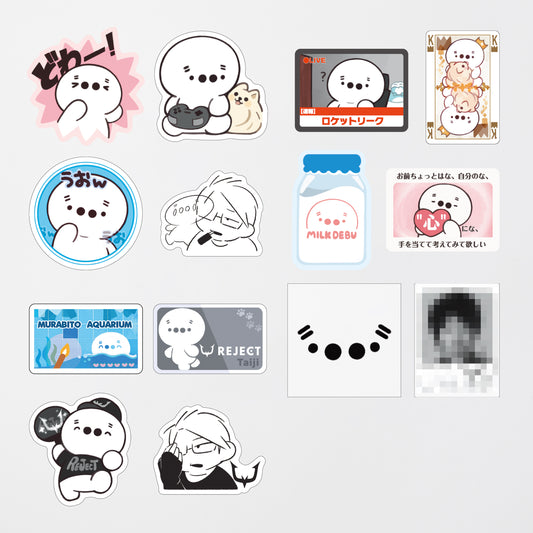 【受注販売】たいじ 日常ステッカーコレクション(全14種)