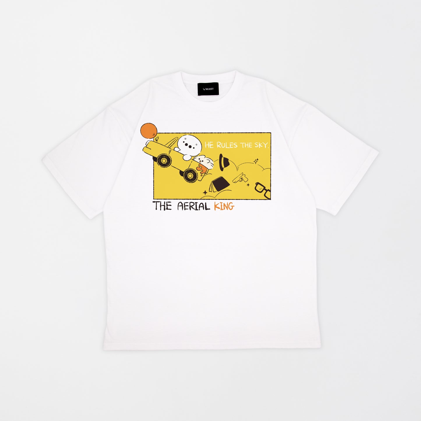 【受注販売】たいじ Aerial Tシャツ White
