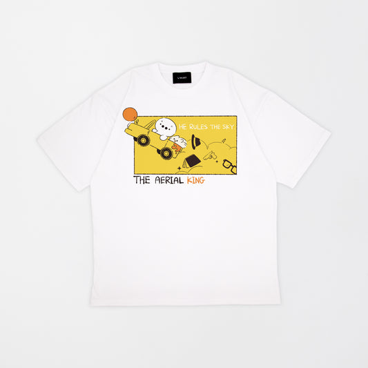 【受注販売】たいじ Aerial Tシャツ White
