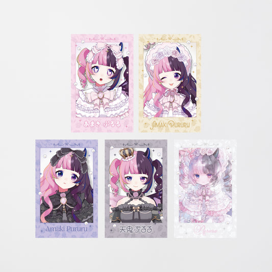 【受注販売】天鬼ぷるる 新衣装グッズ ランダムチェキ風カード