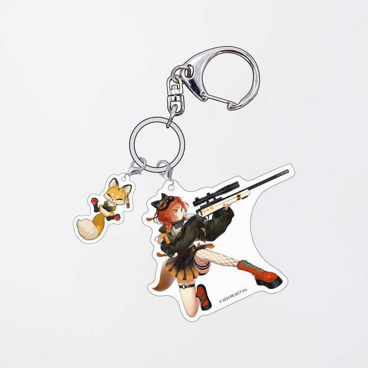 【受注販売】巫神こん誕生日グッズ2024 2連アクリルキーホルダー