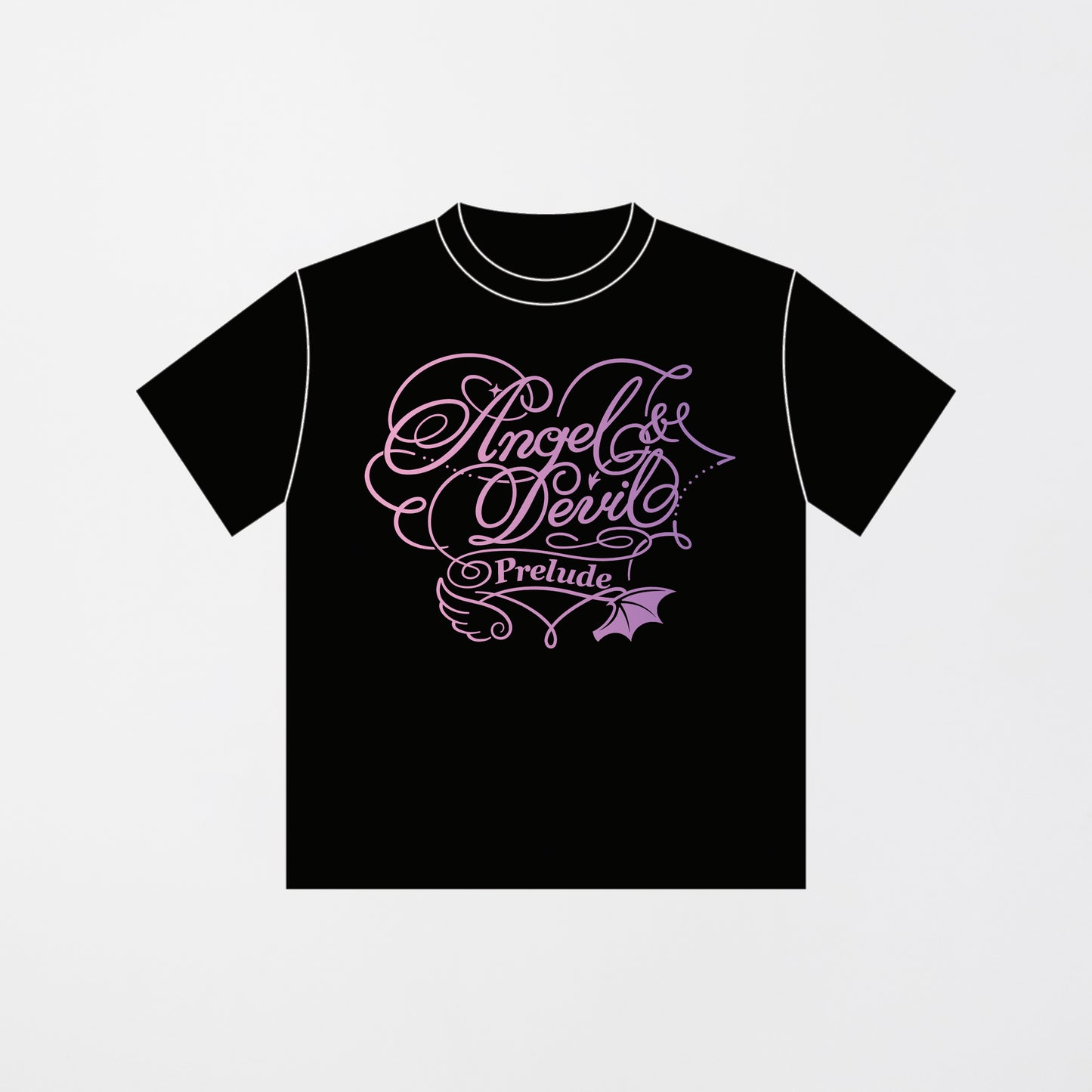 【受注生産】天鬼ぷるる "Angel & Devil Prelude" Tシャツ