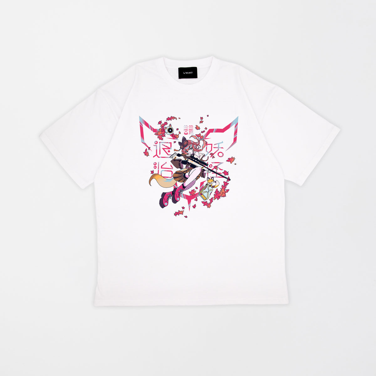 【受注販売】巫神こん誕生日グッズ2026 妖怪退治Tシャツ White