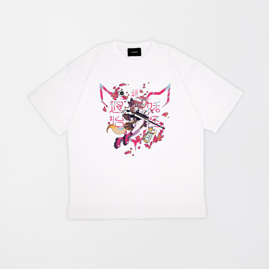 【受注販売】巫神こん誕生日グッズ2026 妖怪退治Tシャツ White