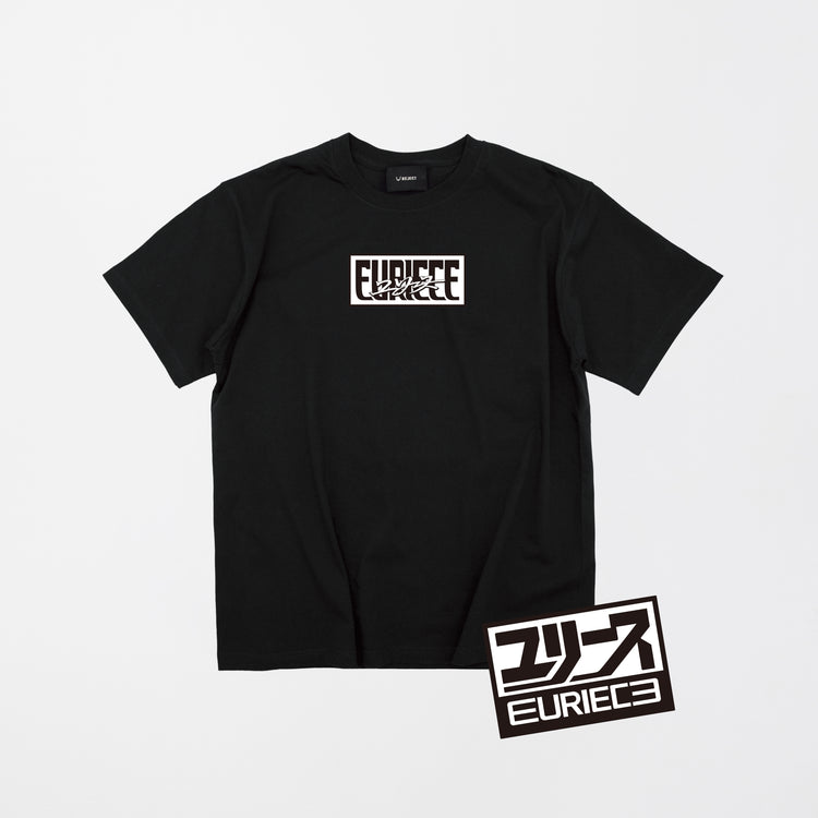 【受注販売】Euriece加入記念 ORIGINAL LOGO 刺繍Tシャツ BLACK