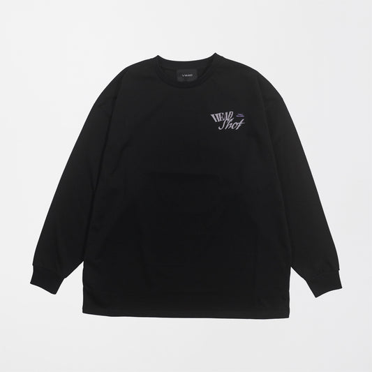 REJECT GAMING COLLECTION [HEAD SHOT] LONG TEE BLK