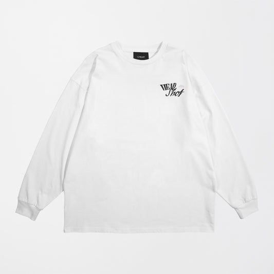 REJECT GAMING COLLECTION [HEAD SHOT] LONG TEE WHT