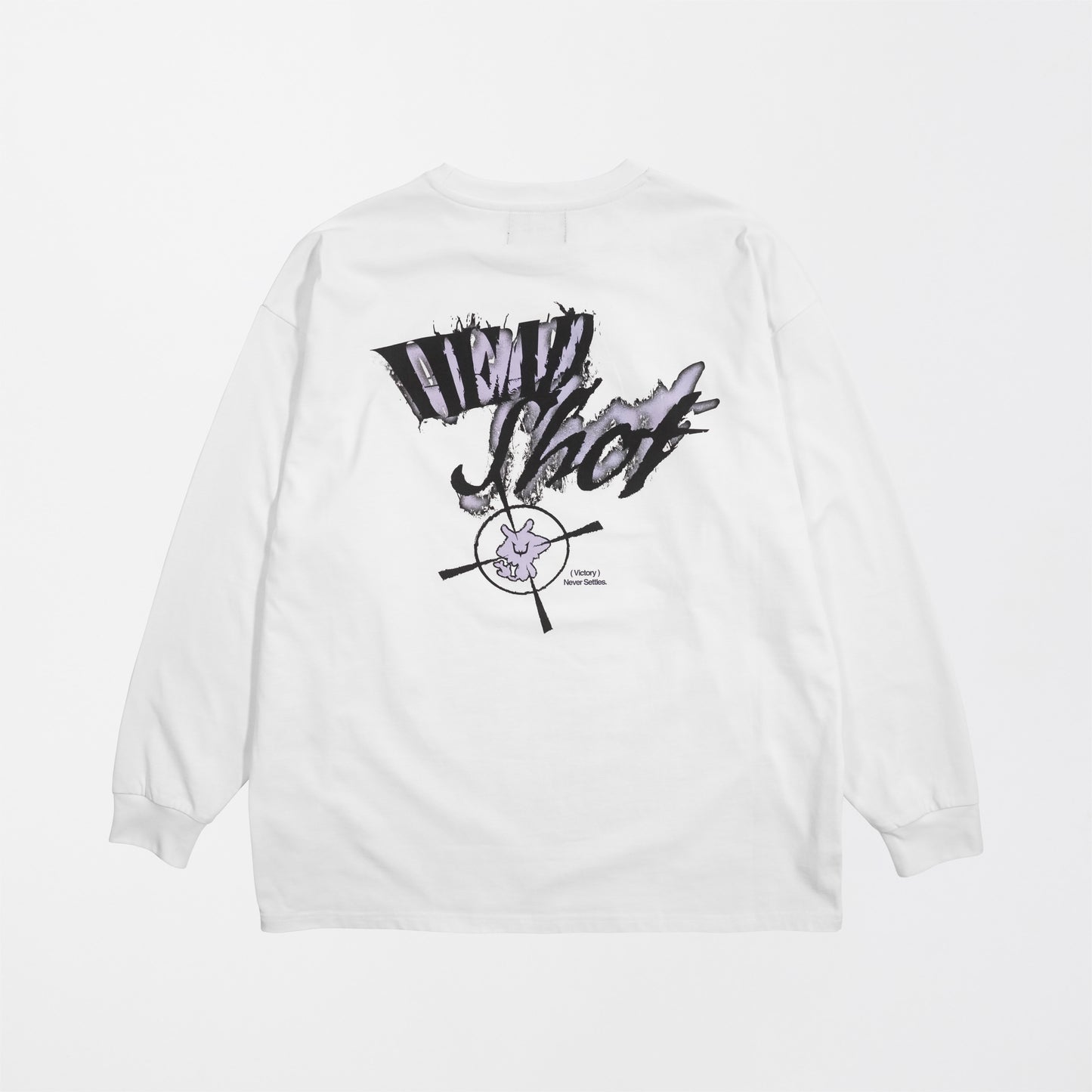 REJECT GAMING COLLECTION [HEAD SHOT] LONG TEE WHT