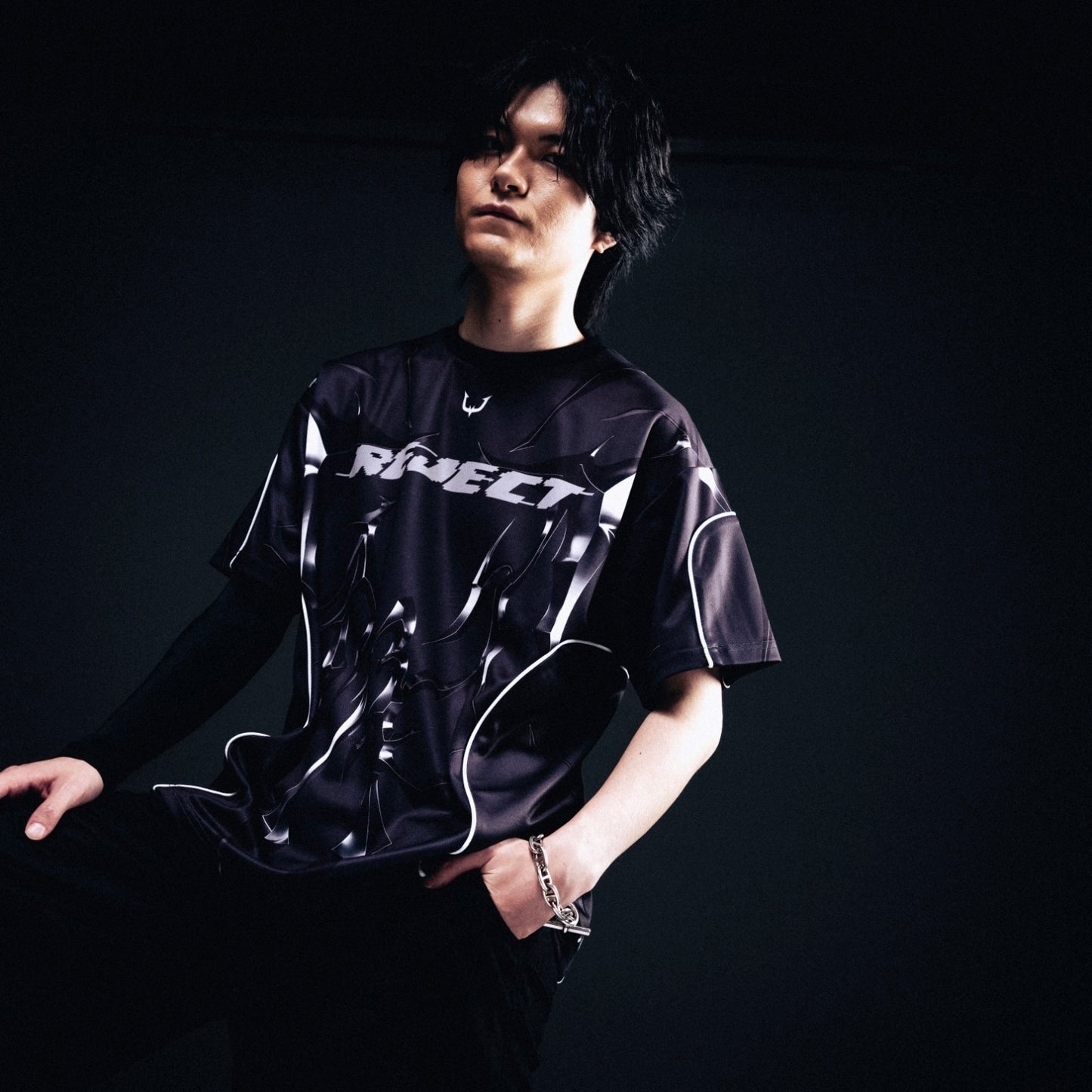 METAL GAME SHIRT BLK