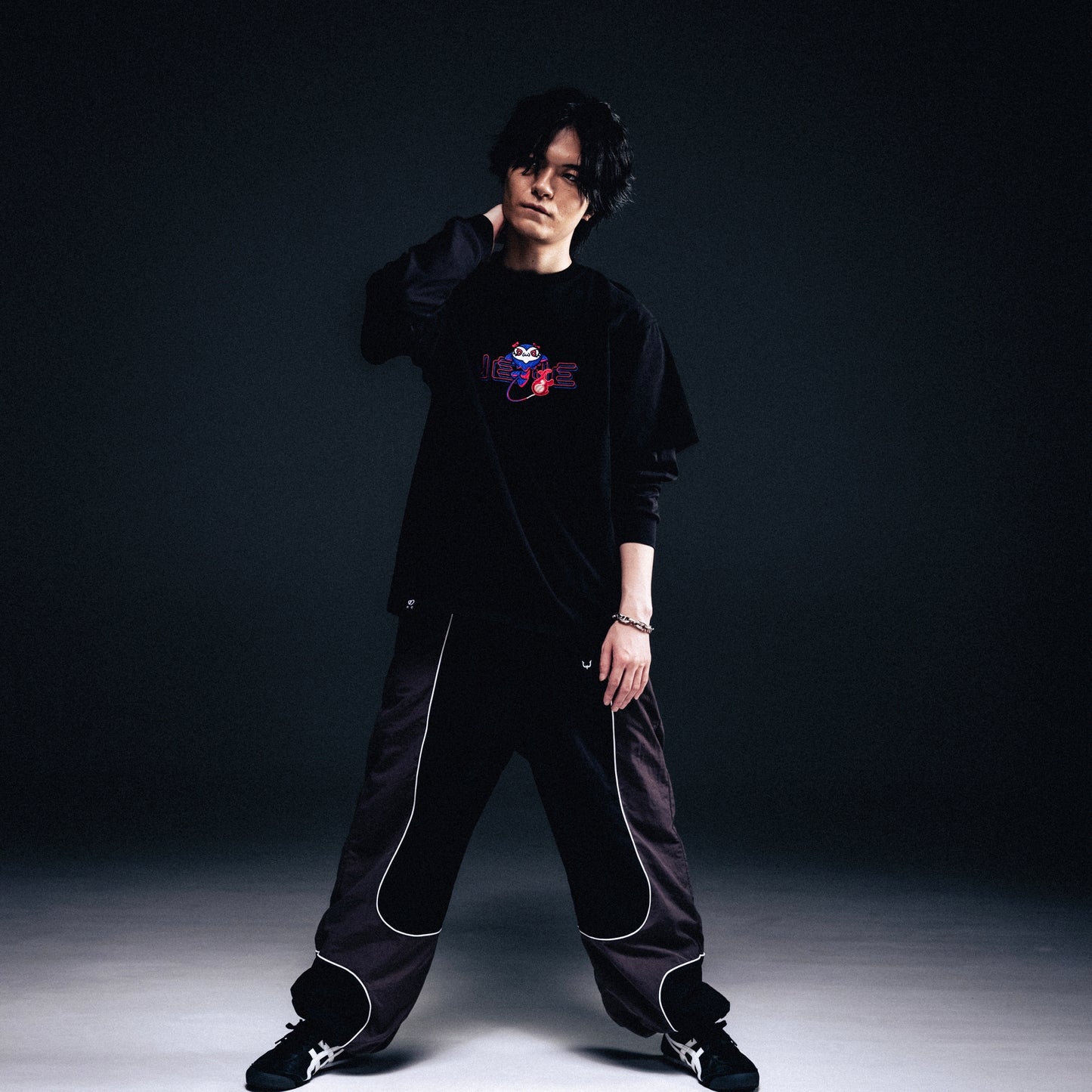REJECT JEJE NEON TEE BLK