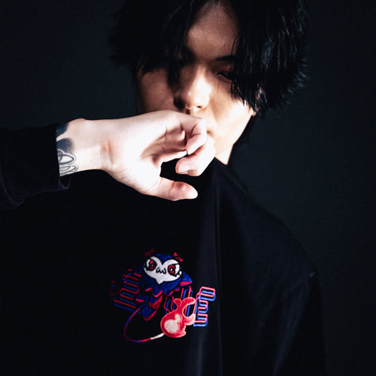 REJECT JEJE NEON TEE BLK