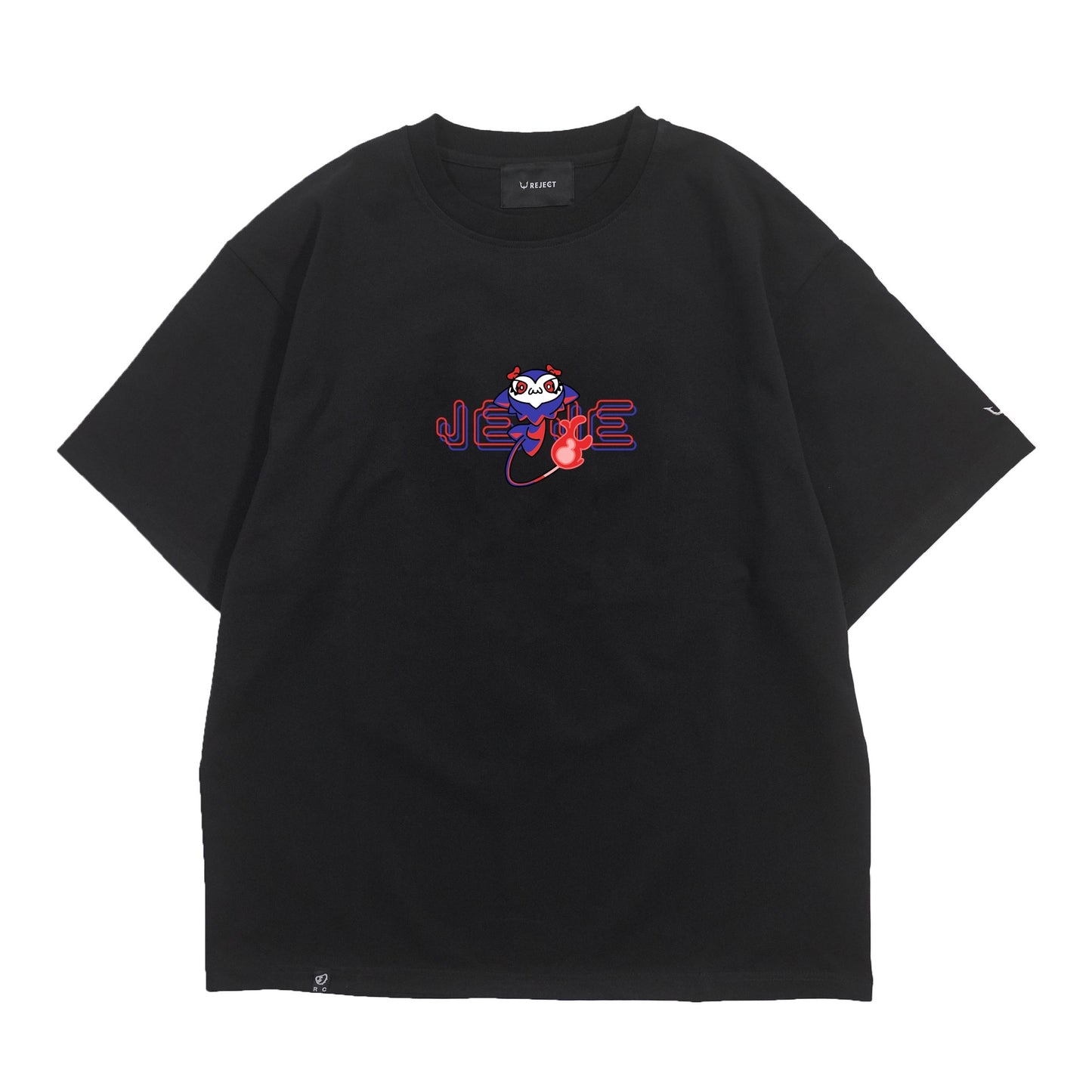 REJECT JEJE NEON TEE BLK