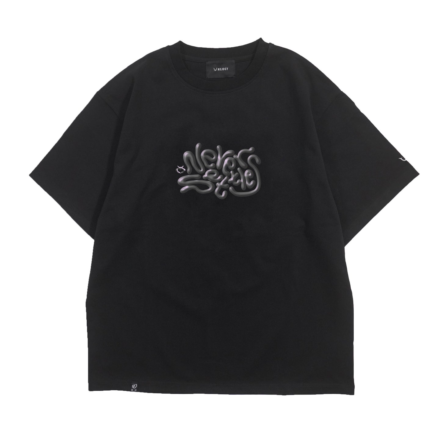 REJECT JEJE NEVER SETTLES TEE BLK