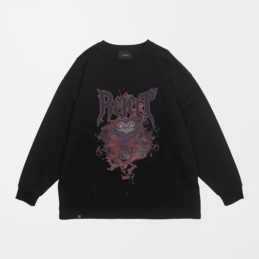 JEJE BAND LONG TEE BLK