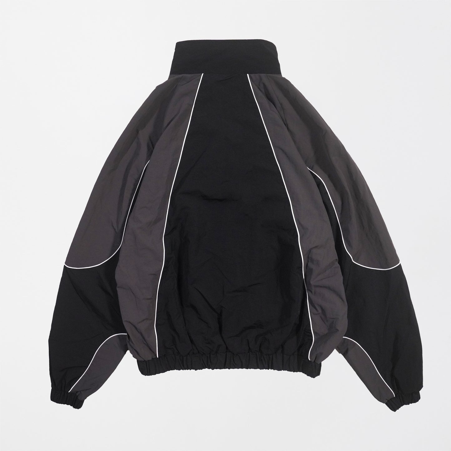 【受注販売】PIPING NYLON JACKET BLK