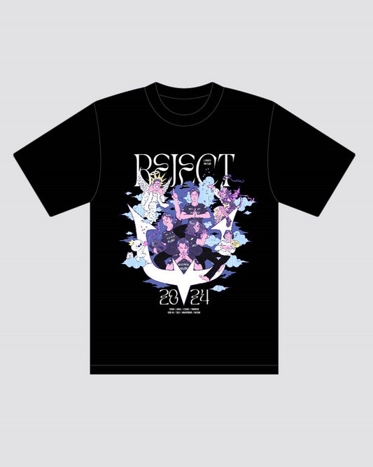 ※8/17 0時より受注受付開始【受注販売 8/31まで】2024 REJECT FIGHTERS Tシャツ ステッカー付