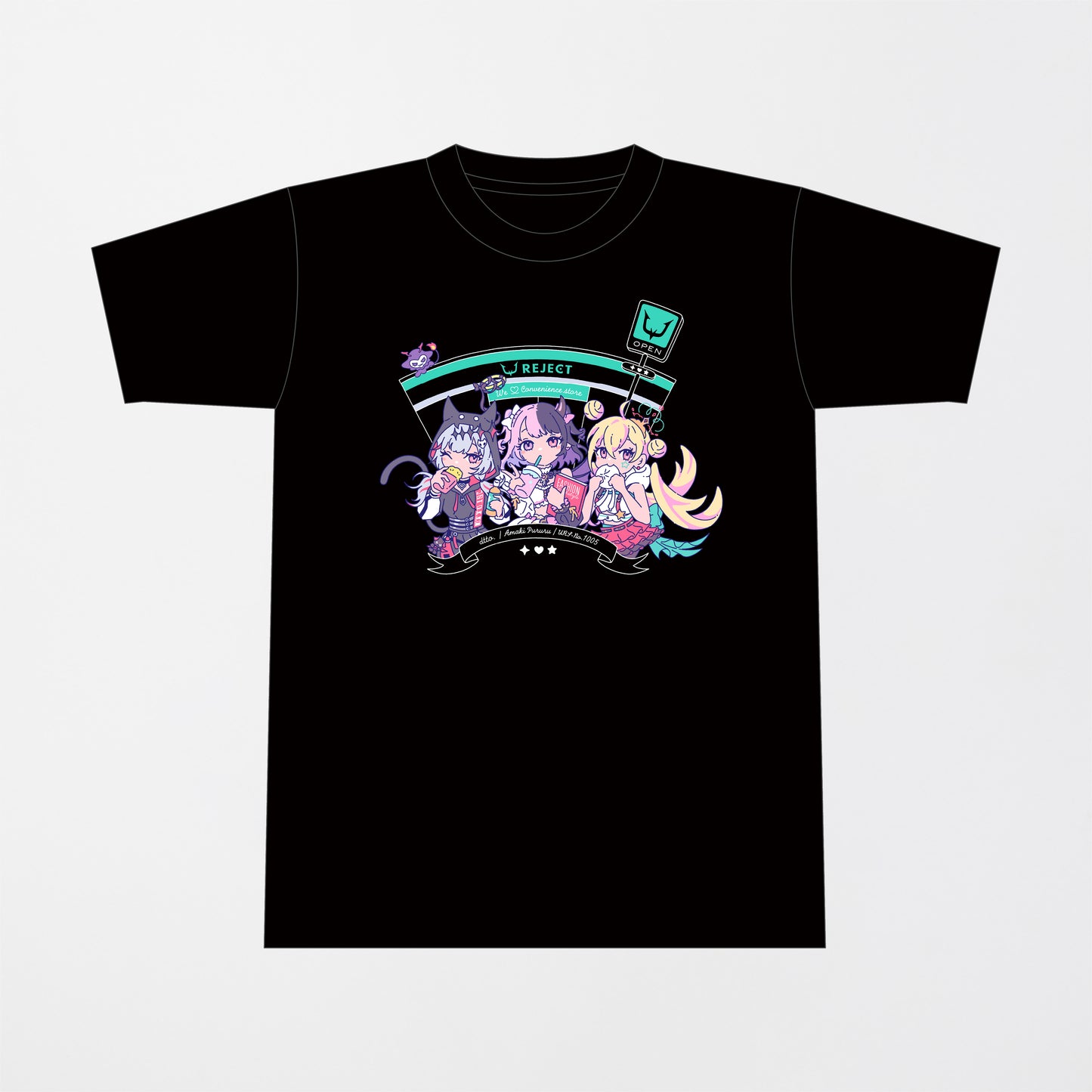 REJECT X ファミリーマート Tシャツ