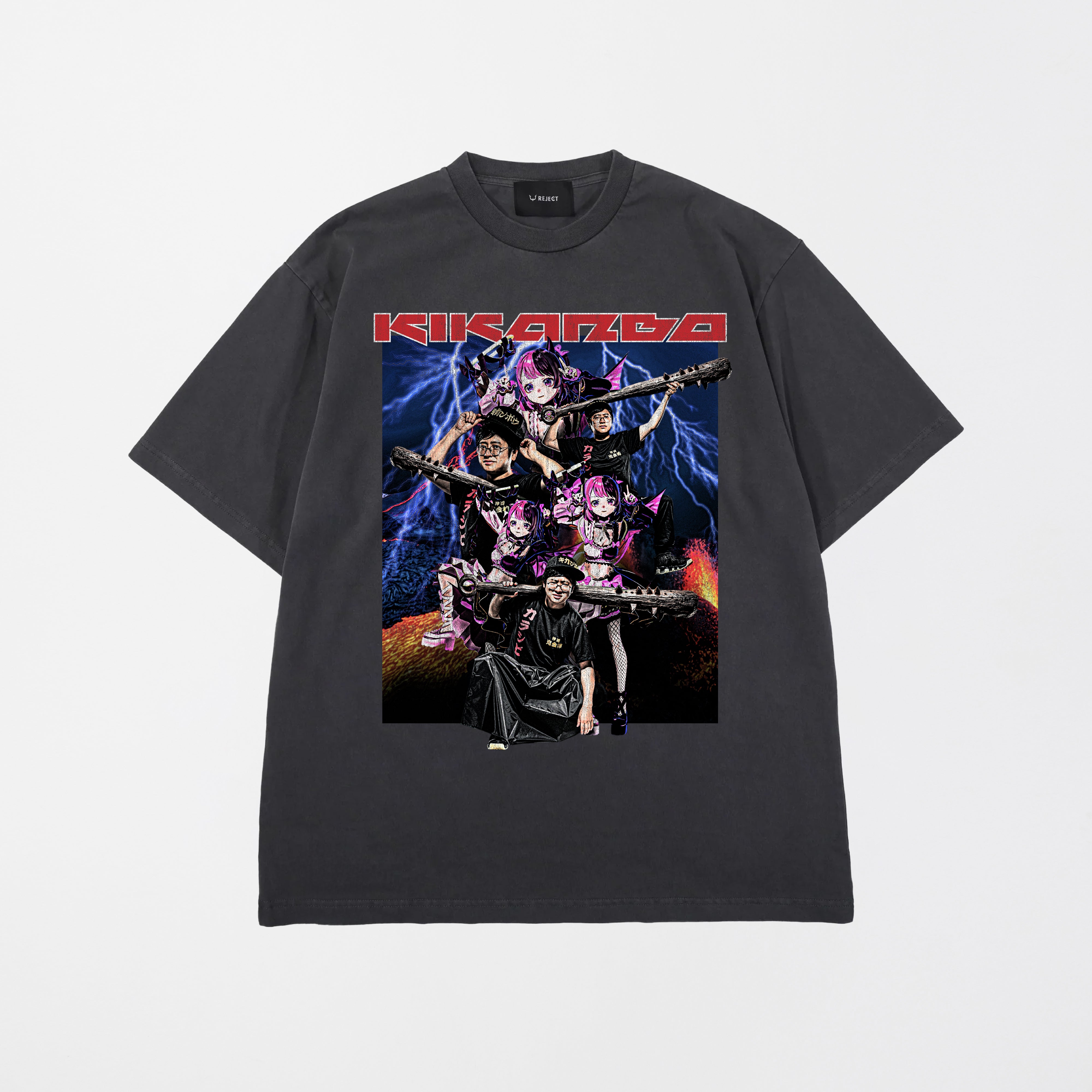 受注販売】【REJECT×鬼金棒】 天鬼ぷるる＆ふ〜ど T-shirts