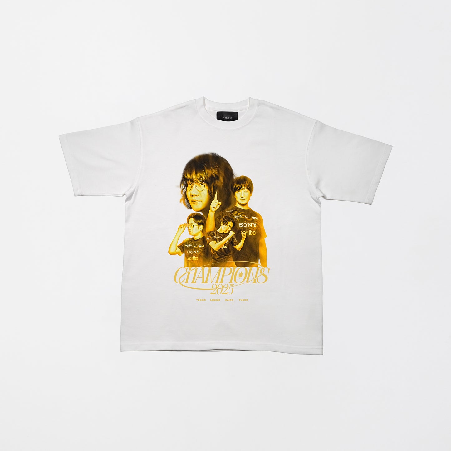 REJECT 2025 JAPAN Champions TEE WHITE