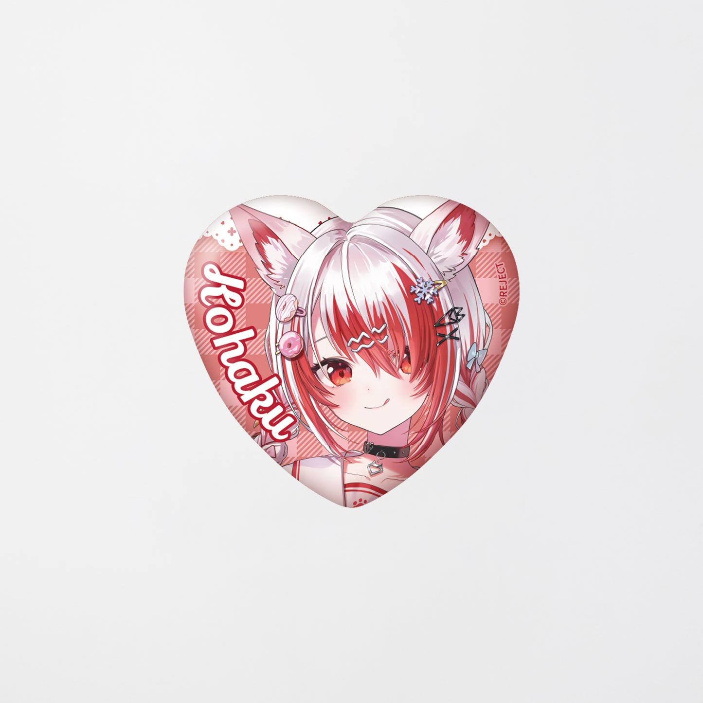 [Made to order] Valentine’s Day 2026 Heart badge