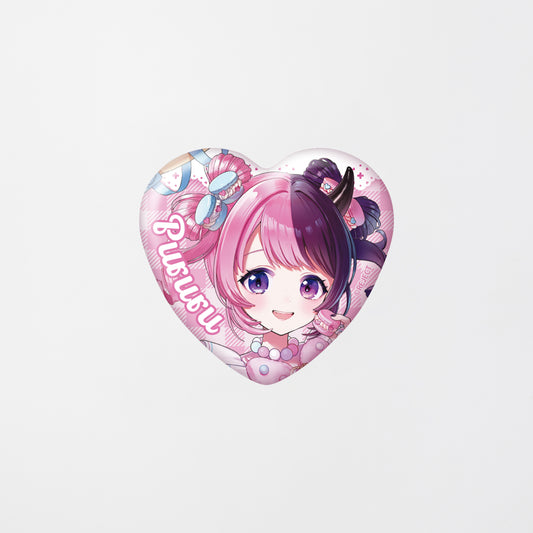 [Made to order] Valentine’s Day 2026 Heart badge