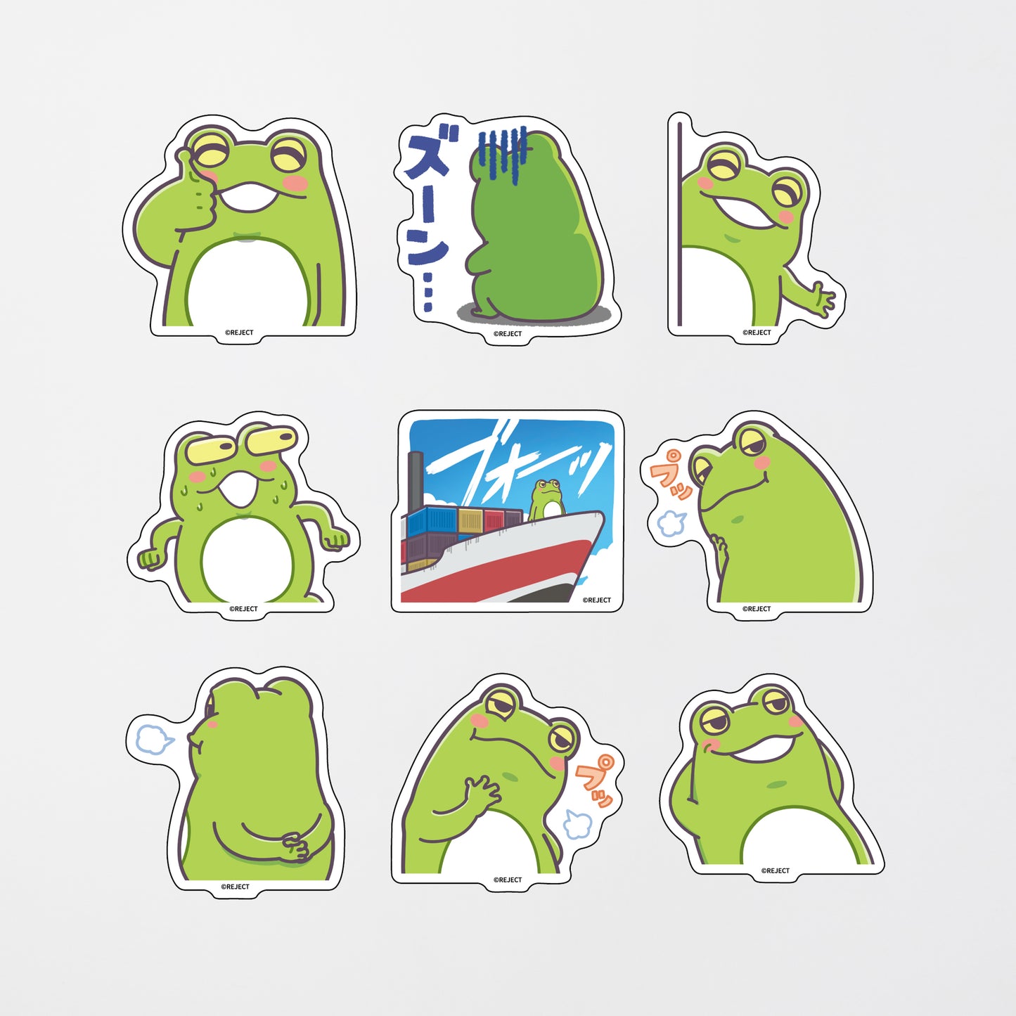 【受注販売】Zerost Frog Stickers Vol.1