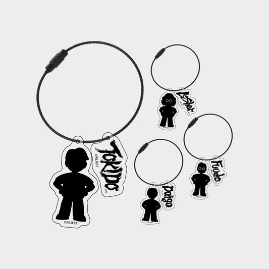 [Made to order]REJECT Fighting Game div ACRYLIC KEY CHAIN