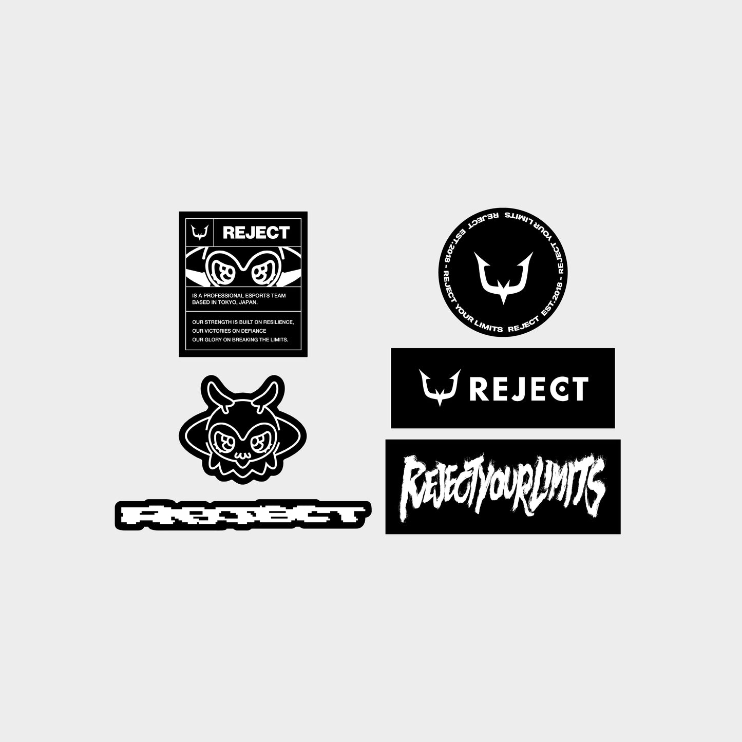 REJECT STICKER PACK