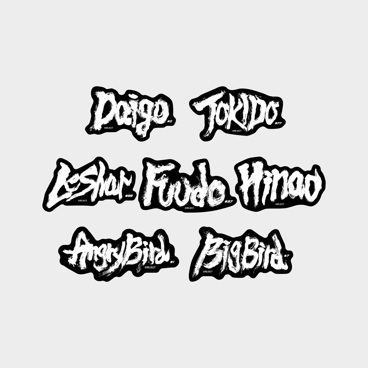 [Made to order]REJECT Fighting Game div STICKER